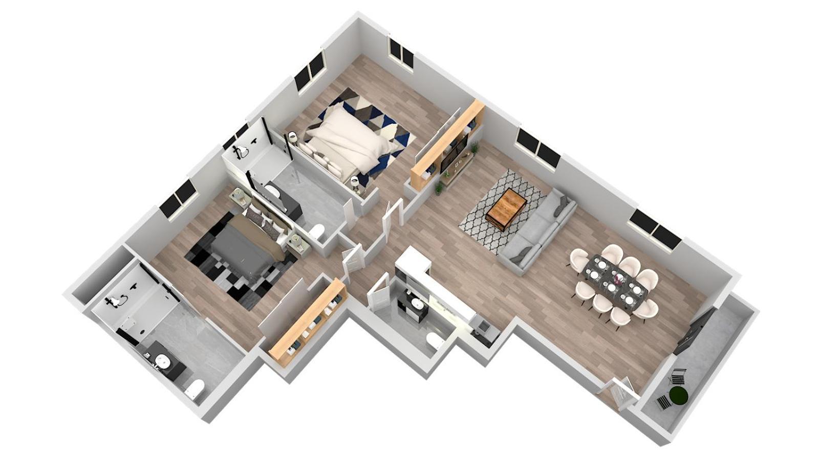 Superbe, T3 Spacieux 78 M2, Neuf, Parking, Balcon Gerde エクステリア 写真
